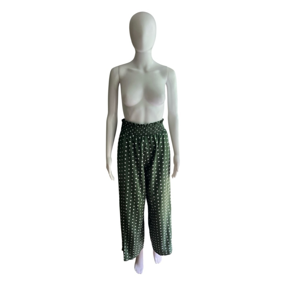 YOZY Green Polka Dot Kids Pants Size 4